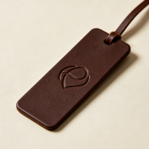 Leather Style Portable Bookmark